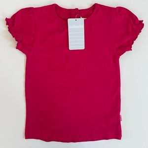 Size 4-5 Jojo Maman Bébé Pretty T-Shirt Bright Pink NWT